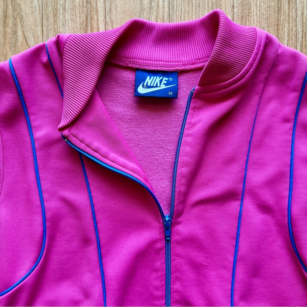 Vintage 80s/90s Nike Track Jacket Size Medium - Rare Colorway - Picture 3 of 8